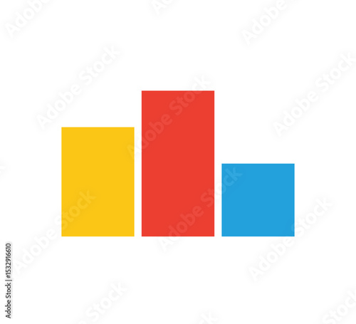 Free Download Sport podium icon. Business hierarchy pyramid symbol. Graphic level diagram. Business pyramid template. Color infographic element. First place marketing icon. Vector illustration on white background. - GFXLoad
