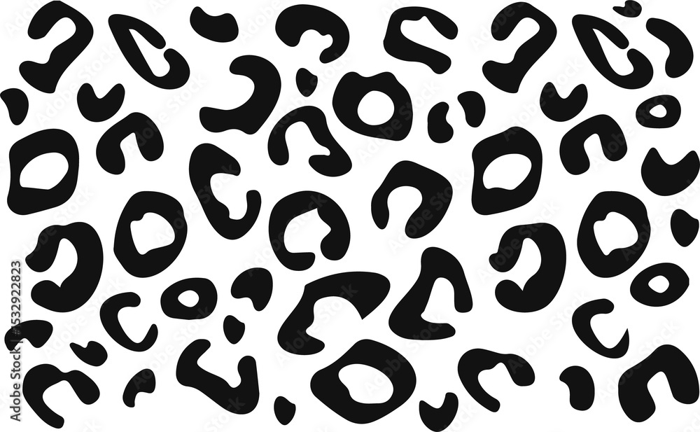 Abstract pattern is showing flat design black oval spots over transparent backdrop Abstract pattern is showing flat design black oval spots over transparent backdrop