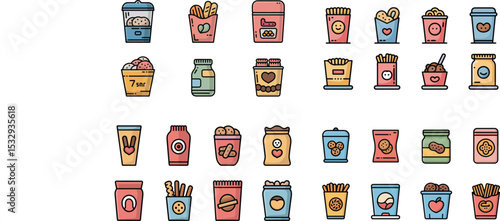 Different Snacks in a Convenient Snack Dispenser Box