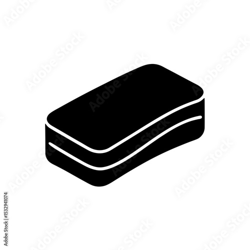 soap bar icon on white background  .svg