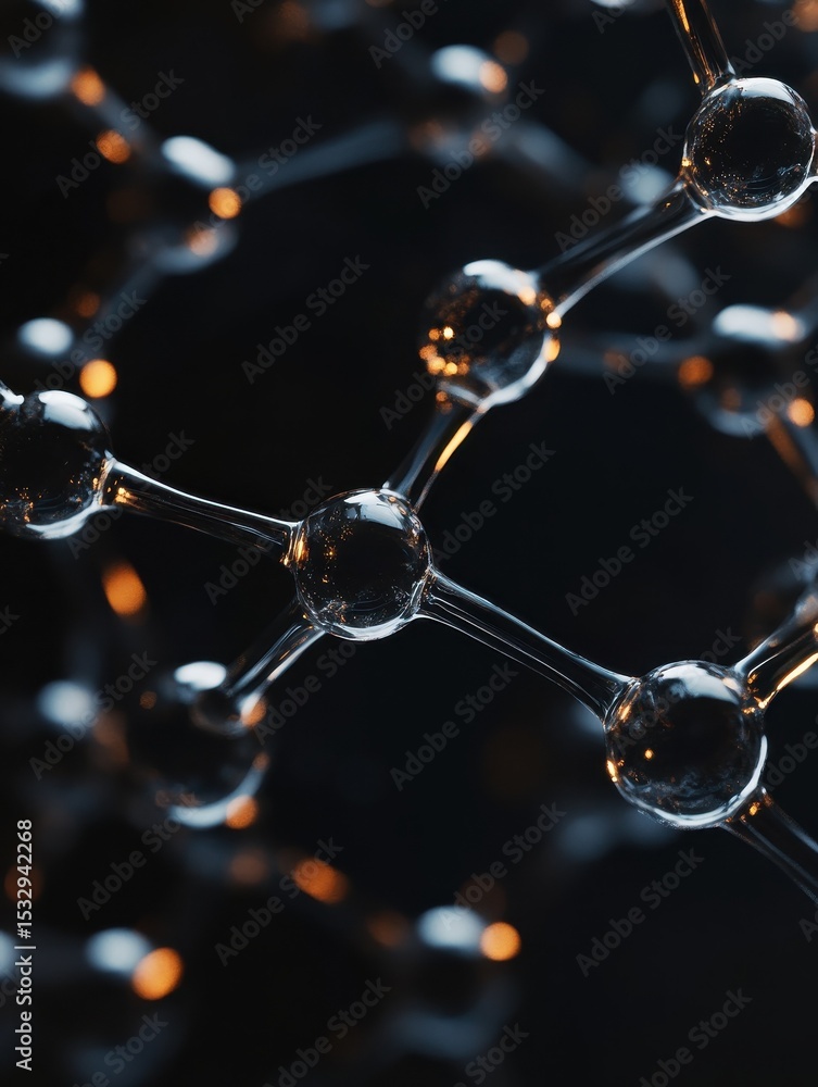 molecules on dark background, representing molecular structure , molecules,molecular, structure, science, chemistry molecules on dark background, representing molecular structure , molecules,molecular, structure, science, chemistry