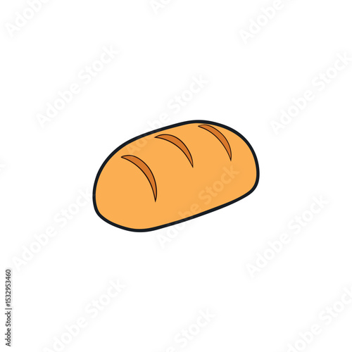 Golden Brown Sourdough Loaf with Crisp Crust Top