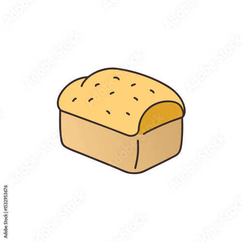 Oatmeal Bread with Soft Crumb and Rounded Shape