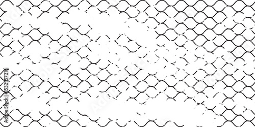 Mesh texture for fishing nets. Grunge pattern for sportswear or soccer goal, volleyball net, basketball hoop, hockey, athletics. Grunge background