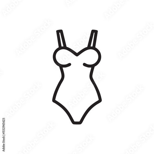Swimwear design concept for summer fashion ideas and trends vector illustration