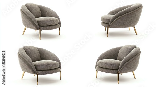 Stylish and modern armchairs in a cozy setting, perfect for enhancing any living space. Ideal for interior design projects or home decor inspiration.