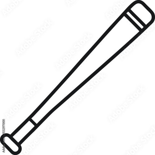baseball bat isolated on transparent background