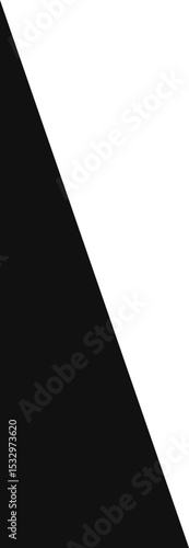 right angle triangle with clear geometric lines.