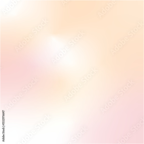 A soft vertical gradient background transitioning smoothly from white to peach and pale pink tones, creating a calm and elegant aesthetic.