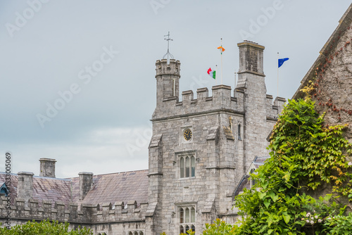 The Long Hall and clock tower in the historic quadrangle of University College Cork (UCC), a distinguished institution within the National University of Ireland network.