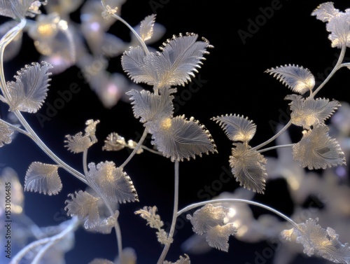 Delicate translucent leaves...