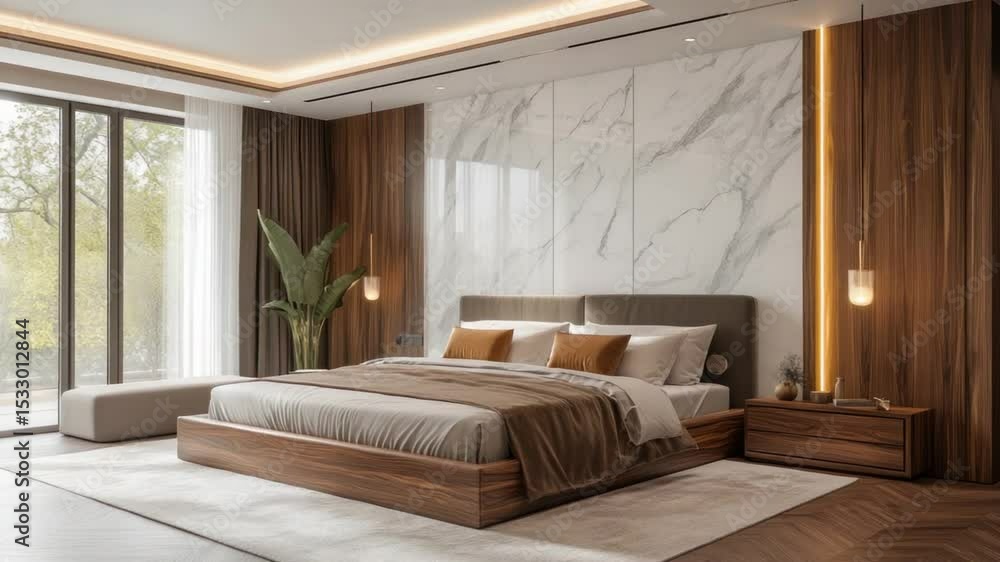 Modern Bedroom Interior (1) Modern Bedroom Interior (1)