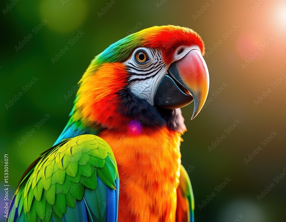 Obraz premium colorful macaw