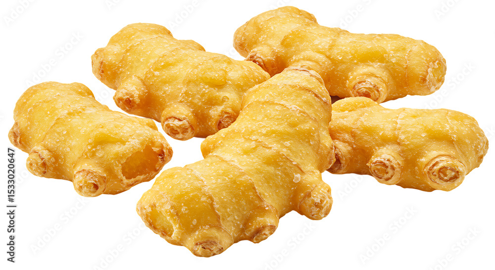 Crystallized Ginger Pieces on Transparent Background
Crystallized Ginger Pieces on Transparent Background