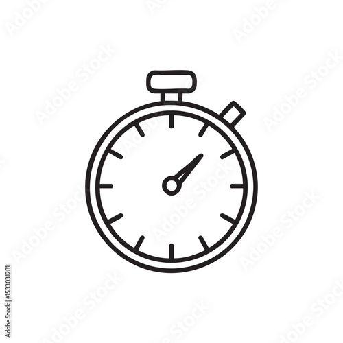 Stopwatch for measuring time during sports and fitness activities