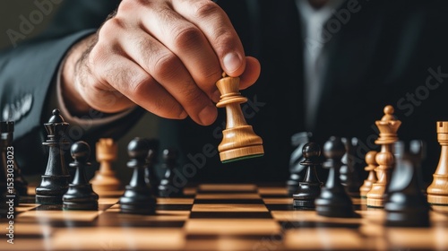 Wallpaper Mural Person playing chess Torontodigital.ca