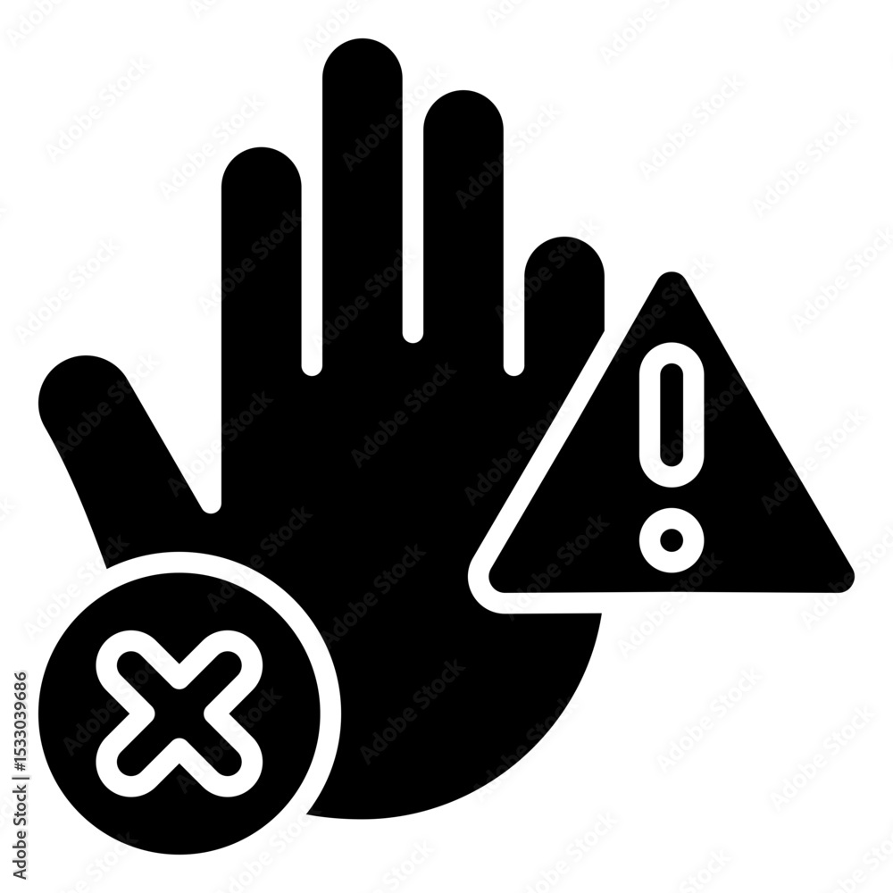 Obraz premium Restrictions Icon