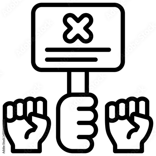 Labor Strike Icon
