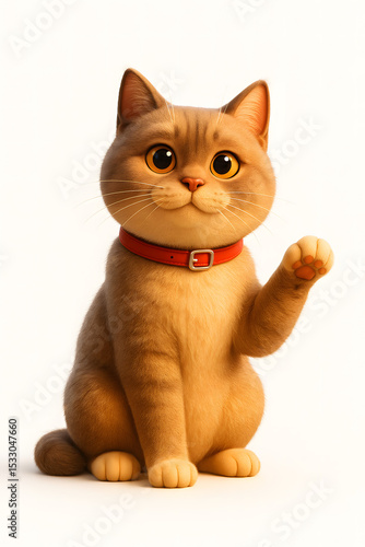 Gato Cinza Inglês Tchau