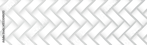Abstract wicker background, white rectangles on a gray background - Vector illustration