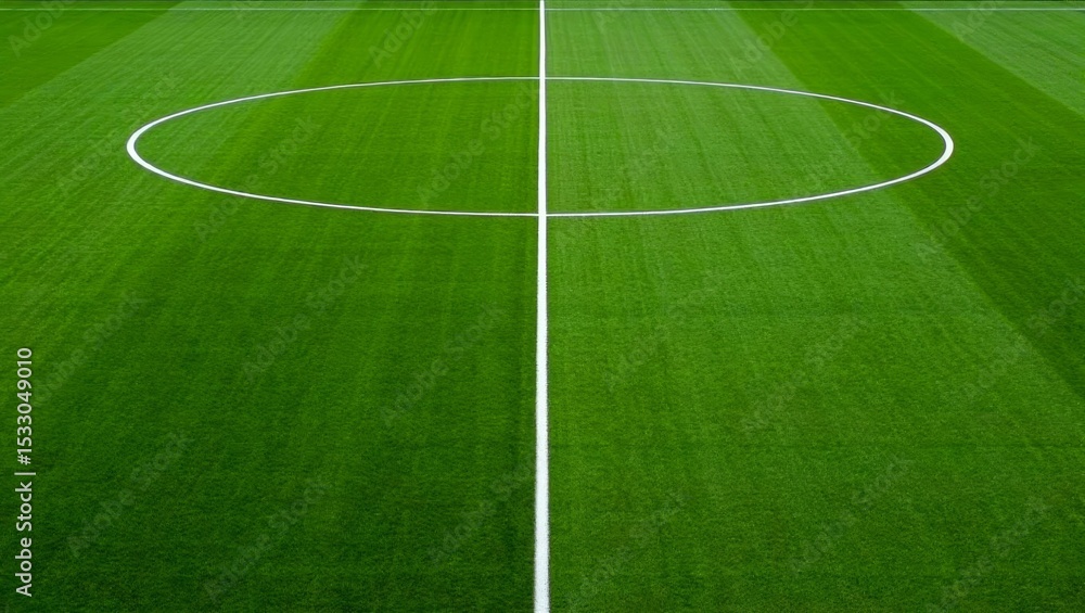 Obraz premium Textured soccer game field.