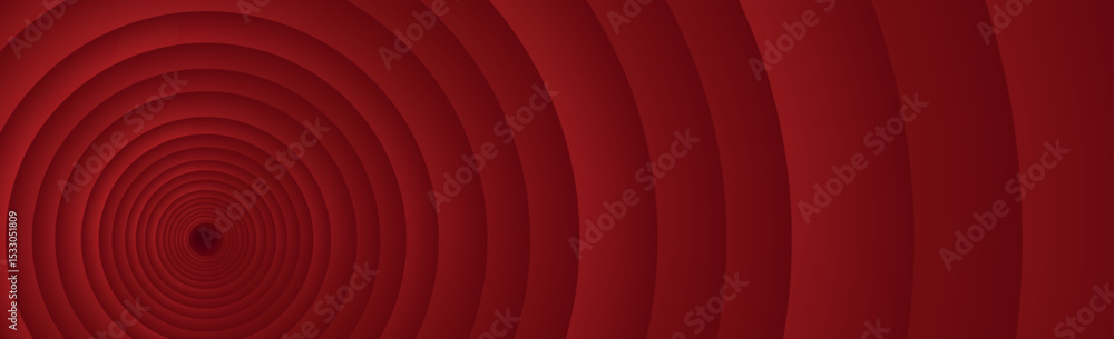 Volumetric lines on a red background - panoramic Vector background Volumetric lines on a red background - panoramic Vector background