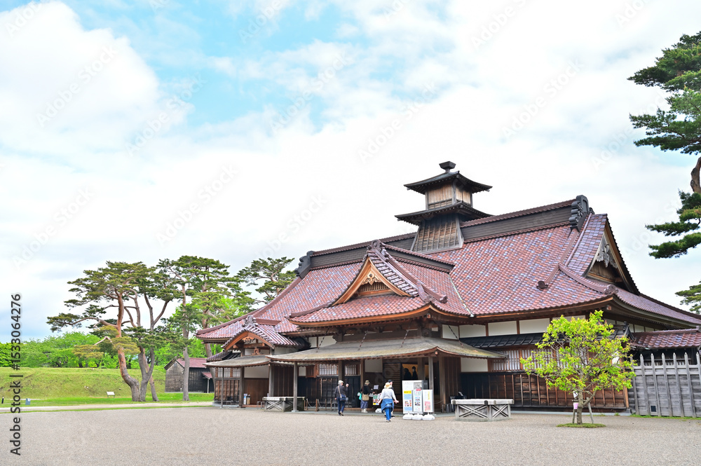 Fototapeta premium 箱館奉行所の風景 北海道函館市