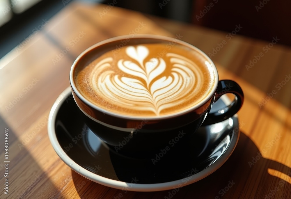 intricate latte art designs rustic hardwood surface coffee table premium beverage presentation, espresso, cream, mug, brew, barista, textures, cafe, craft intricate latte art designs rustic hardwood surface coffee table premium beverage presentation, espresso, cream, mug, brew, barista, textures, cafe, craft