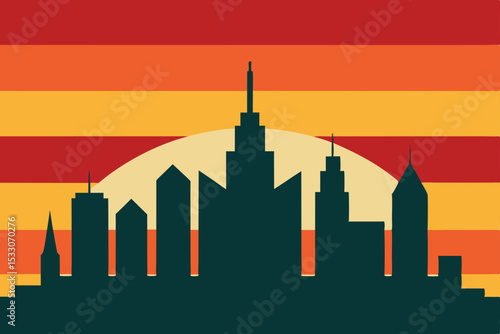 toronto skyline at sunset