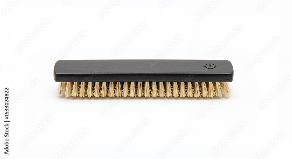 Beige bristled rectangular brush Beige bristled rectangular brush