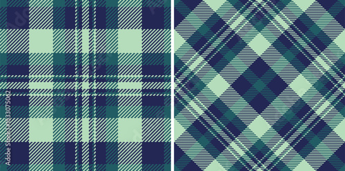 Classic plaid patterns in contrasting arrangements offer visual depth and texture. Use for backgrounds, textiles, or design projects needing a traditional touch.