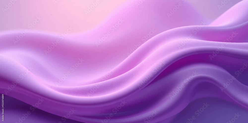 Fototapeta premium Abstract Purple Wave Background Design – Smooth Fluid Gradient Vector Art. 