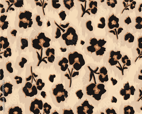 exotic colorful wild leopard design hand drawn,stationary,fashion pattern,seamless,paper,fabric,t shirt,dress,wallpaper,decorative,mug,phone case funny cute pattern for everything 