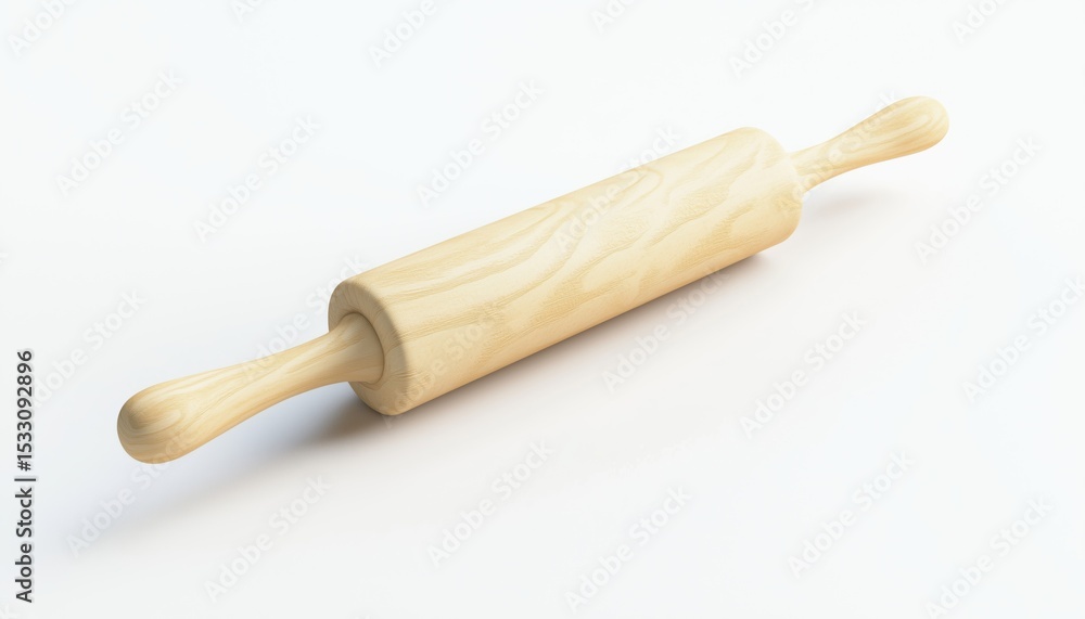 White Background With Dough, Ears Of Corn, And A Rolling Pin Lying On Top. The Scene Is Minimalist Yet Inviting For Baking Enthusiasts. White Background With Dough, Ears Of Corn, And A Rolling Pin Lying On Top. The Scene Is Minimalist Yet Inviting For Baking Enthusiasts.