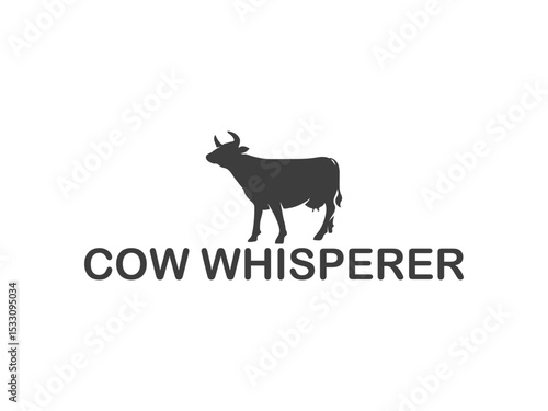 Cow whisperer expert farmer and cattle handler t shirt design