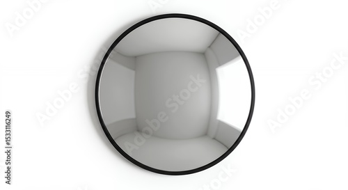Circular convex mirror