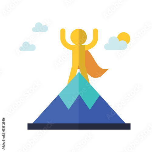 Success in all Endeavors Given. Stock Illustration