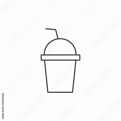 cold drink icon sign vector