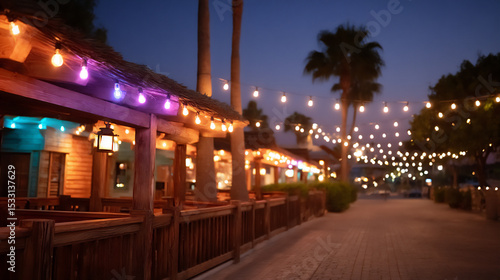 Wallpaper Mural lively scene of a mexican fiesta with colorful decorations, traditional music Torontodigital.ca