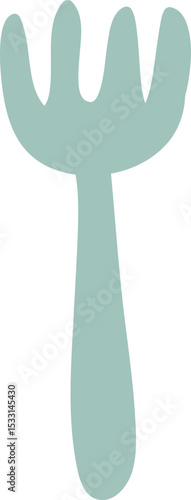 Cartoon Fork Illustration