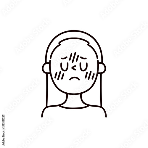 日焼けケアした人物イラスト