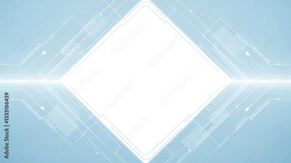 Obraz premium Blue High-Tech Business Presentations Background