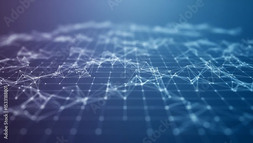 Tech, Future, and Digital-Themed Blue Business Background – Professional Setting for Meetings and Strategy