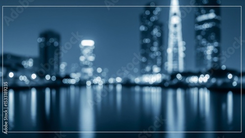 Tech, Future, and Digital-Themed Blue Business Background – Professional Setting for Meetings and Strategy