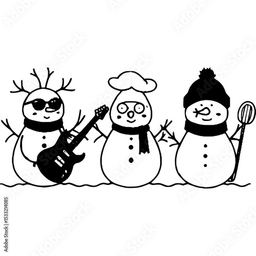 Schneemänner mit Persönlichkeit - 7
