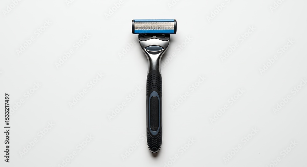 Obraz premium Disposable razor on white background