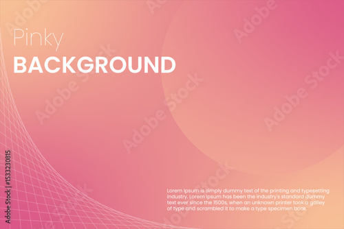 Light blush pink fading into soft orange hues, giving a romantic and elegant feel. Great for beauty or fashion branding