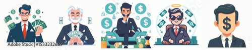 vector of a billionaire