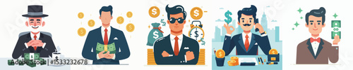 vector of a billionaire