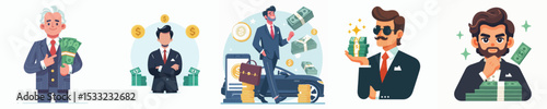 vector of a billionaire
